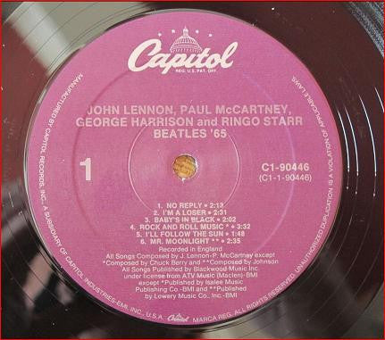 The Beatles - Beatles '65 (Vinyl, LP, Album, Stereo, Reissue) Mint (M) / Mint (M)