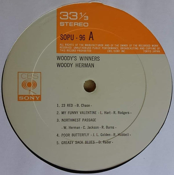 Woody Herman - Woody's Winners (Vinyl, LP, Album, Reissue, Stereo) Very Good (VG) / Very Good (VG)