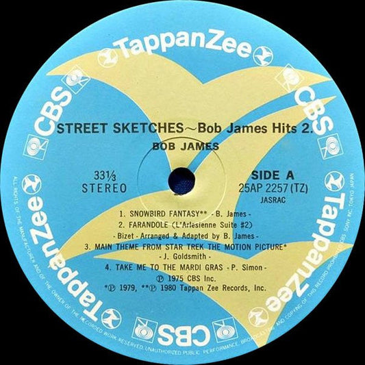 Bob James - Street Sketches (Vinyl, LP, Compilation, Numbered) Very Good Plus (VG+) / Very Good Plus (VG+)