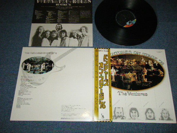 The Ventures - The Ventures On Stage '76 (Vinyl, LP, Album) Very Good Plus (VG+) / Very Good Plus (VG+)