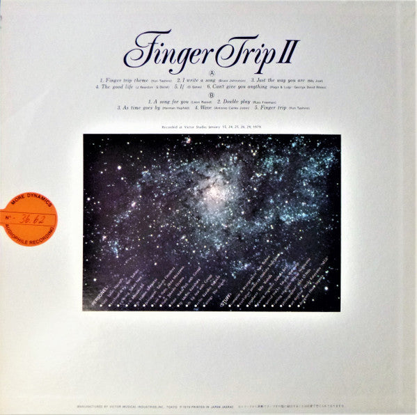 Tadao Hayashi - Finger Trip II = フィンガー・トリップII (Vinyl, LP, Album, St...