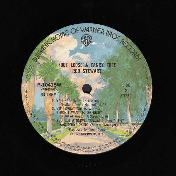 Rod Stewart - Foot Loose & Fancy Free (Vinyl, LP, Album, Stereo)