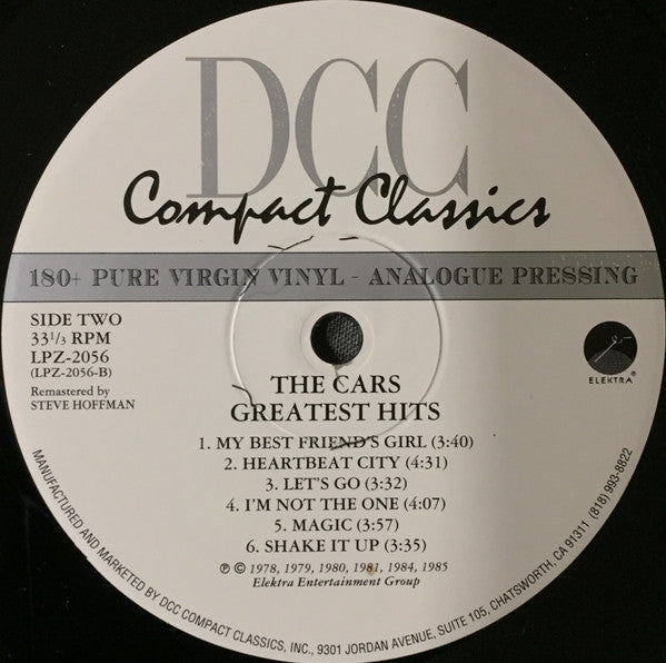 The Cars - Greatest Hits (Vinyl, LP, Compilation, Limited Edition, Numbered) Near Mint (NM or M-) / Near Mint (NM or M-)