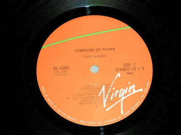Gary Moore - Corridors Of Power (Vinyl, LP, Album) Very Good Plus (VG+) / Very Good Plus (VG+)