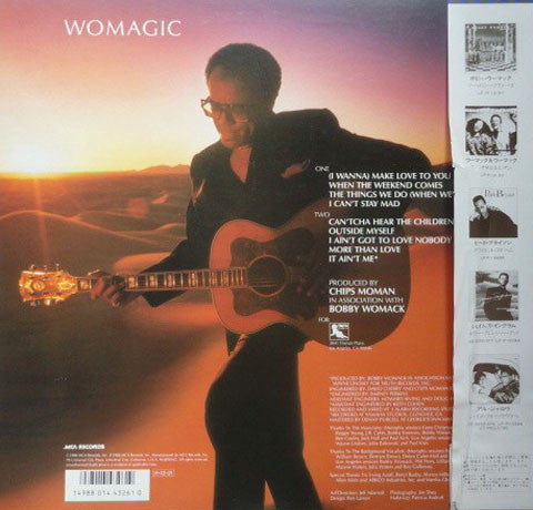 Bobby Womack - Womagic (Vinyl, LP, Album) Very Good (VG) / Good Plus (G+)