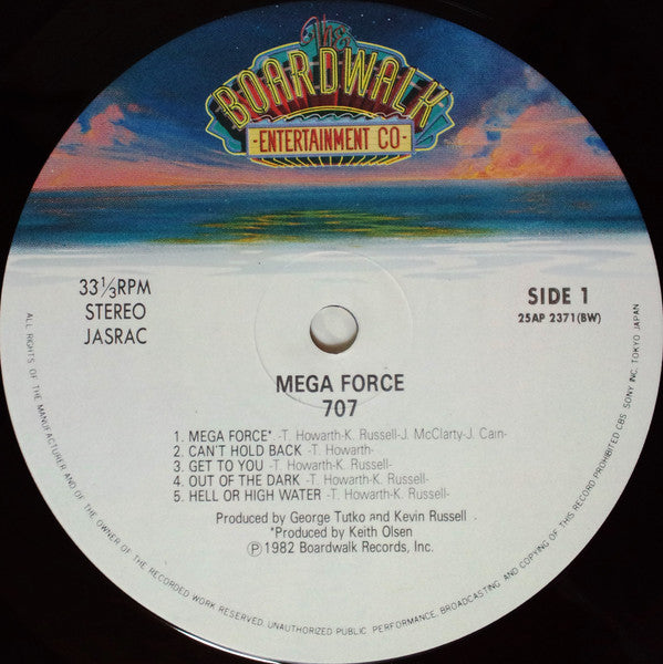 707 - Mega Force (Vinyl, LP, Album) Very Good Plus (VG+) / Very Good Plus (VG+)
