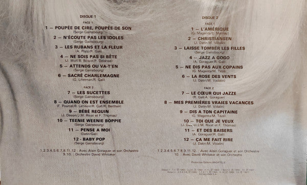 France Gall - Poupée De Cire, Poupée De Son (2xVinyl, LP, Compilation, Reissue, Stereo) Very Good Plus (VG+) / Very Good Plus (VG+)
