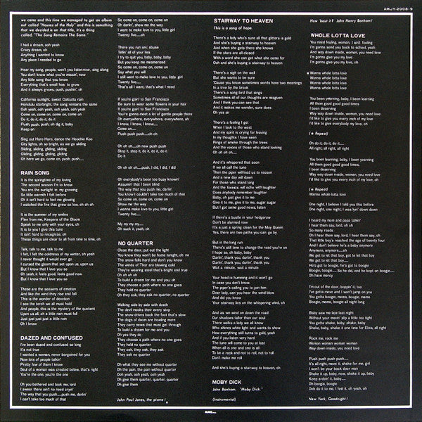 Led Zeppelin - The Soundtrack From The Film The Song Remains The Same (2xVinyl, LP, Album, Reissue) Very Good Plus (VG+) / Very Good Plus (VG+)