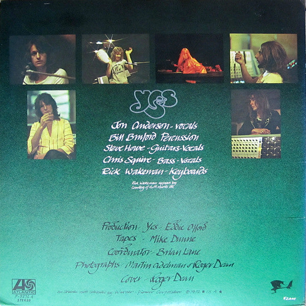 Yes - Close To The Edge = Kiseki (Vinyl, LP, Album) Very Good (VG) / Very Good (VG)