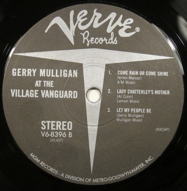 Gerry Mulligan & The Concert Jazz Band - At The Village Vanguard (Vinyl, LP, Album, Remastered, Stereo) Near Mint (NM or M-) / Near Mint (NM or M-)