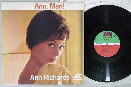Ann Richards - Ann, Man! (Vinyl, LP, Album, Reissue, Stereo) Very Good Plus (VG+) / Very Good Plus (VG+)