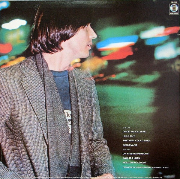 Jackson Browne - Hold Out (Vinyl, LP, Album, Stereo) Very Good Plus (VG+) / Very Good (VG)