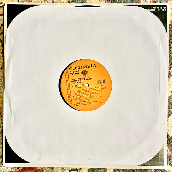 Pete Seeger - Banks Of Marble (Vinyl, LP, Album) Very Good Plus (VG+) / Very Good (VG)