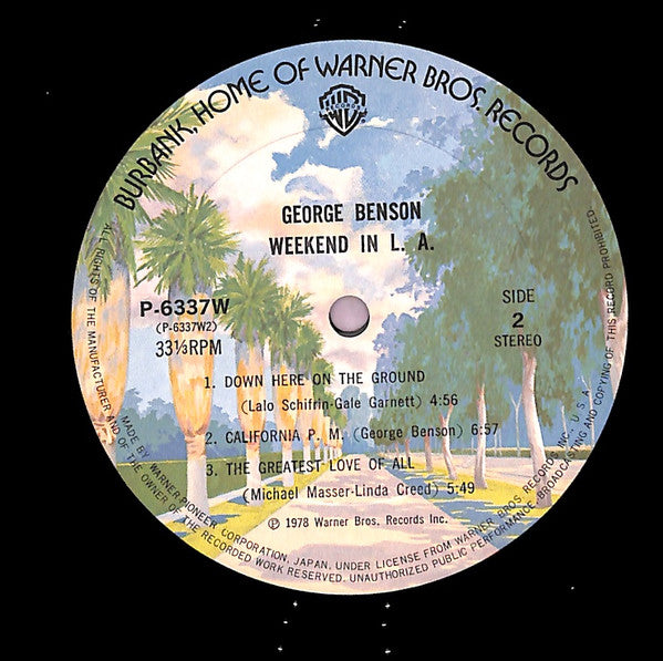 George Benson - Weekend In LA (2xVinyl, LP, Album) Very Good Plus (VG+) / Very Good Plus (VG+)