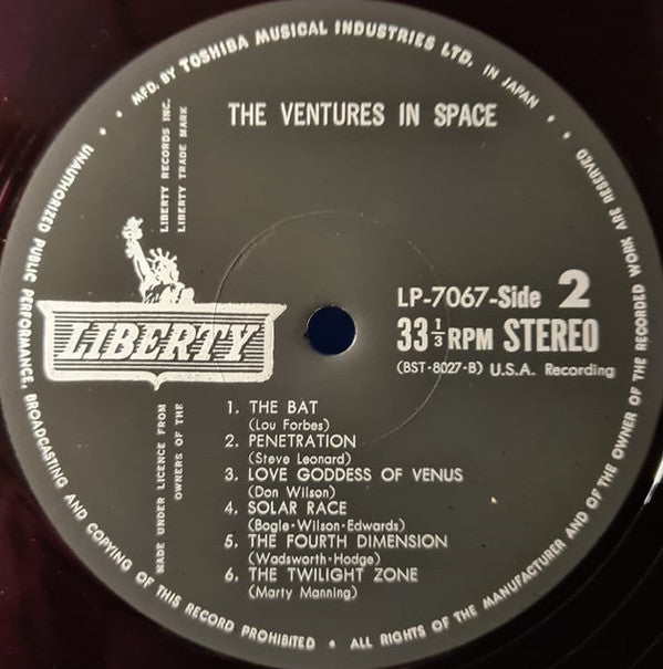 The Ventures - The Ventures In Space (Vinyl, LP, Album, Stereo) Very Good (VG) / Good (G)
