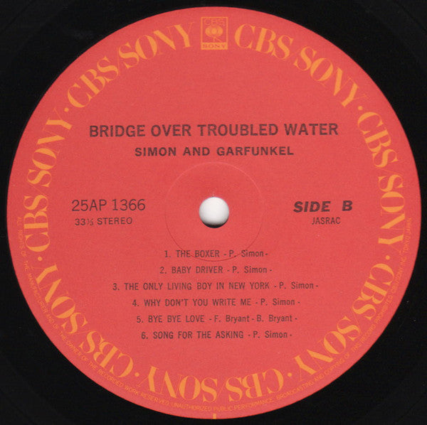 Simon & Garfunkel - Bridge Over Troubled Water (Vinyl, LP, Album, R...