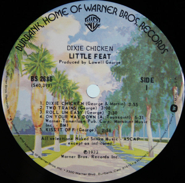 Little Feat - Dixie Chicken (Vinyl, LP, Album, Reissue) Very Good Plus (VG+) / Very Good (VG)