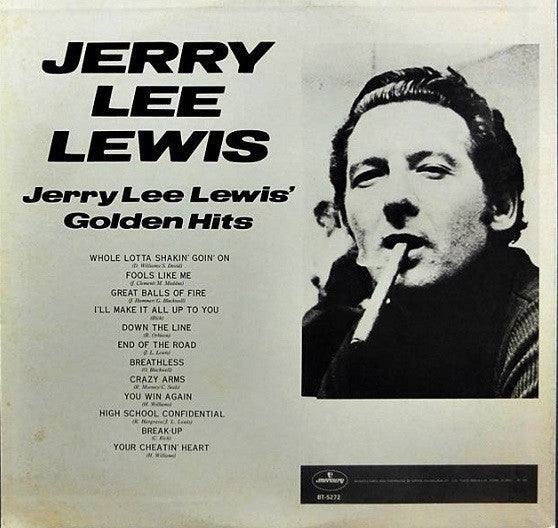 Jerry Lee Lewis - Jerry Lee Lewis Golden Hits (Vinyl, LP, Album, Reissue) Very Good Plus (VG+) / Good Plus (G+)