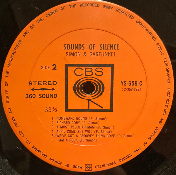 Simon & Garfunkel - Sounds Of Silence (Vinyl, LP, Stereo, Album) Very Good (VG) / Very Good (VG)