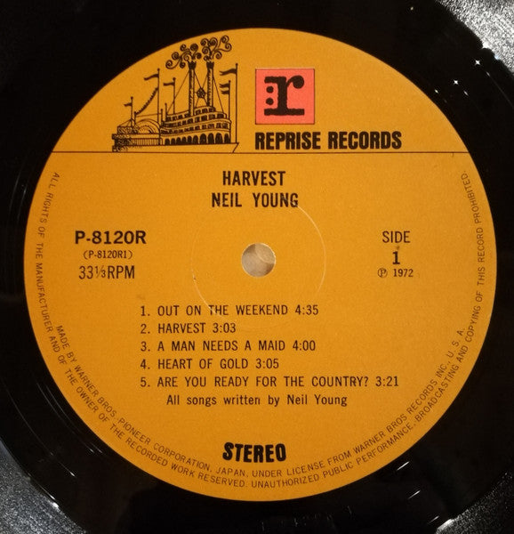 Neil Young - Harvest (Vinyl, LP, Album, Stereo) Very Good Plus (VG+) / Very Good Plus (VG+)
