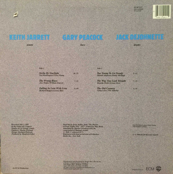 Keith Jarrett - Standards Live (Vinyl, LP, Album)