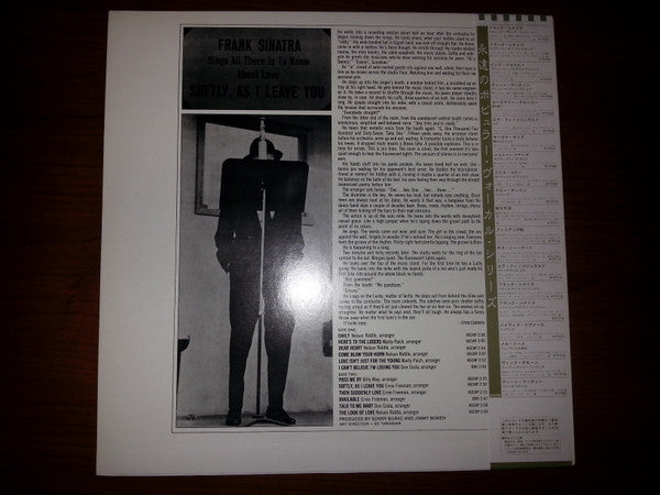 Frank Sinatra - Softly, As I Leave You (Vinyl, LP, Album, Reissue, Stereo) Very Good Plus (VG+) / Very Good Plus (VG+)