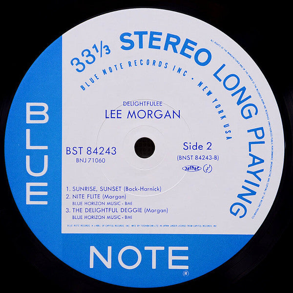 Lee Morgan - Delightfulee (Vinyl, LP, Album, Reissue, Stereo) Near Mint (NM or M-) / Very Good Plus (VG+)
