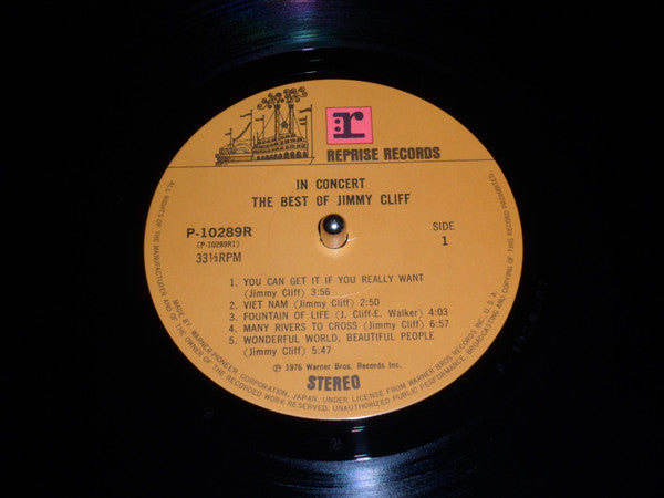 Jimmy Cliff - In Concert The Best Of (Vinyl, LP, Album)