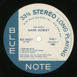 Hank Mobley - Soul Station (Vinyl, LP, Album, Limited Edition, Reissue, Stereo) Very Good Plus (VG+) / Very Good (VG)