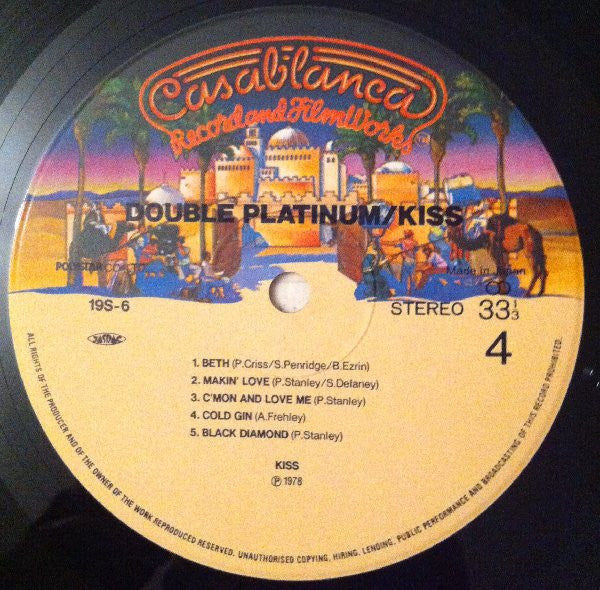 Kiss - Double Platinum (Vinyl, LP, Compilation, Reissue)