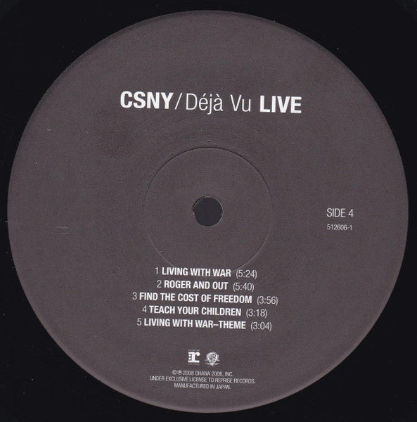 Crosby, Stills, Nash & Young - Déjà Vu LIVE (2xVinyl, LP, Album, Limited Edition) Very Good Plus (VG+) / Very Good Plus (VG+)