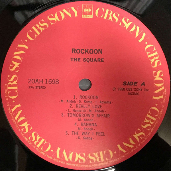 T-Square - Rockoon (Vinyl, LP, Album, Reissue, Stereo)