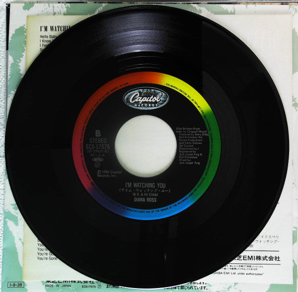 Diana Ross - Eaten Alive (Vinyl, 7", Single) Very Good Plus (VG+) / Very Good (VG)