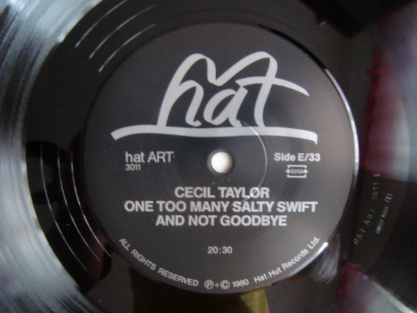 Cecil Taylor - One Too Many Salty Swift And Not Goodbye (3xVinyl, Box Set, LP, Album, Reissue) Near Mint (NM or M-) / Good Plus (G+)