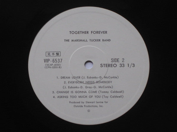 The Marshall Tucker Band - Together Forever (Vinyl, LP, Album, Promo)