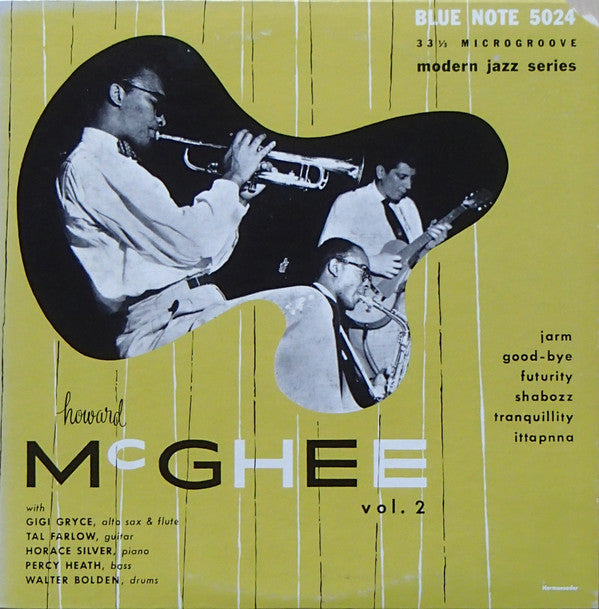 Howard McGhee - Howard McGhee Volume 2 (Vinyl, LP, 10", Reissue, Repress) Very Good Plus (VG+) / Very Good Plus (VG+)