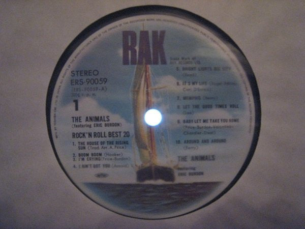 The Animals - The Animals (Featuring Eric Burdon) Rock'n Roll Best 20 (Vinyl, LP, Compilation, Stereo) Very Good Plus (VG+) / Very Good Plus (VG+)