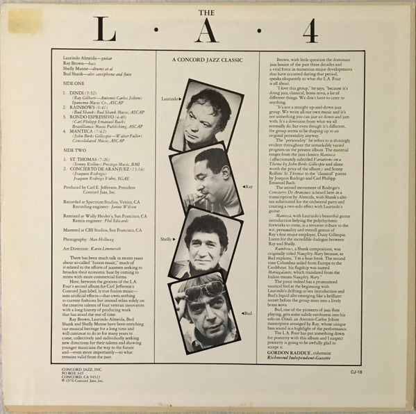 LA4 - The L.A.4 (Vinyl, LP, Album) Very Good (VG) / Good Plus (G+)