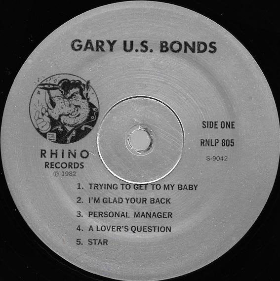 Gary U.S. Bonds - Certified Soul (Vinyl, LP, Compilation) Very Good Plus (VG+) / Very Good (VG)