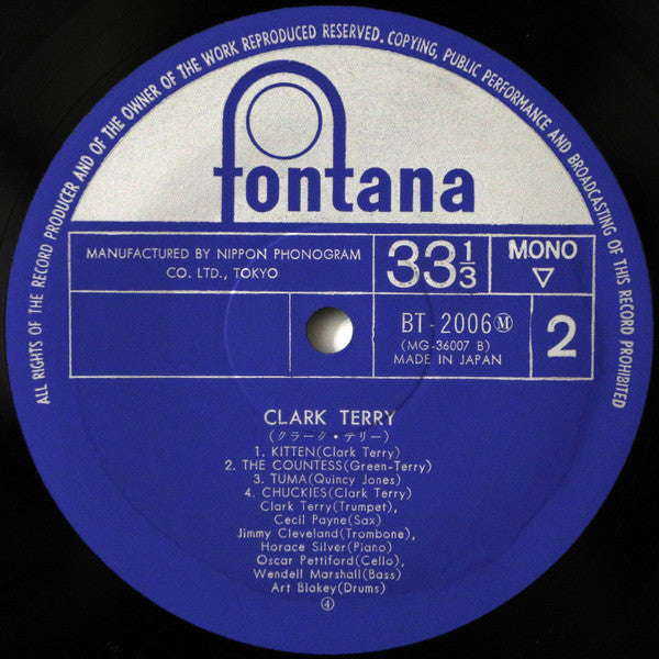 Clark Terry - Clark Terry (Vinyl, LP, Album, Reissue, Mono)