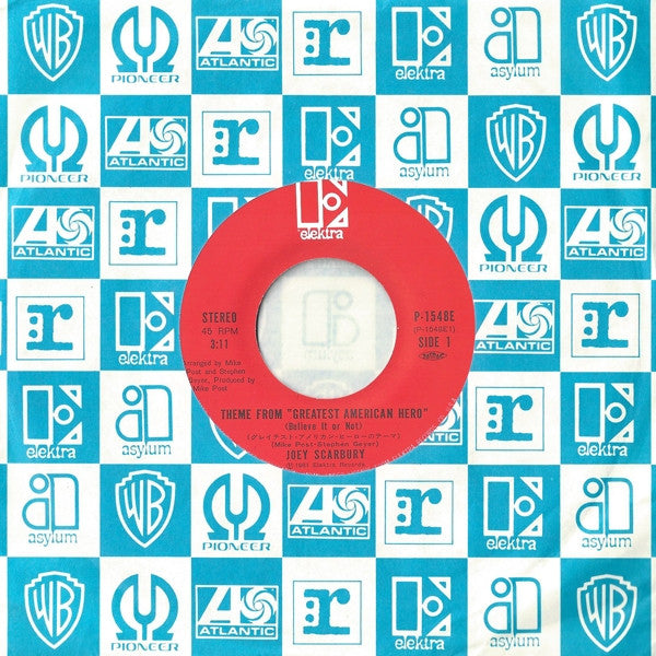 Joey Scarbury - Theme From "The Greatest American Hero" (Believe It Or Not) (Vinyl, 7", Single) Very Good Plus (VG+) / Very Good Plus (VG+)