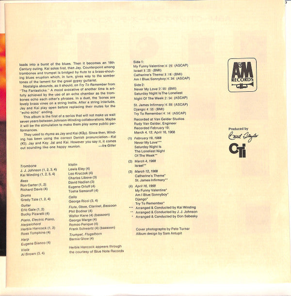 Kai Winding - Israel (Vinyl, LP, Album, Reissue)
