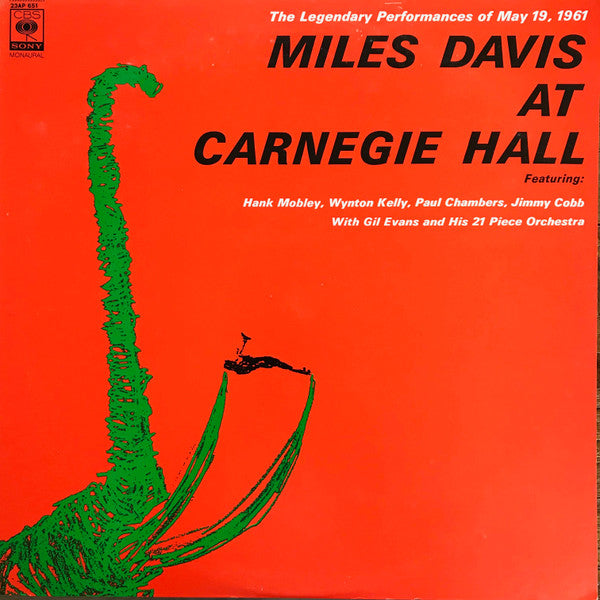 Miles Davis - Miles Davis At Carnegie Hall (Vinyl, LP, Album, Reissue, Mono) Very Good (VG) / Very Good (VG)