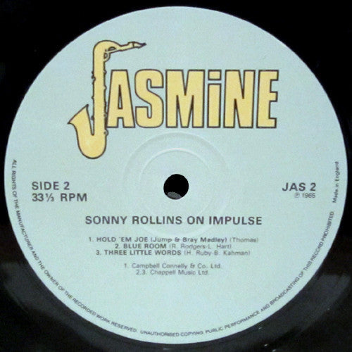 Sonny Rollins - On Impulse! (Vinyl, LP, Album, Reissue, Stereo)