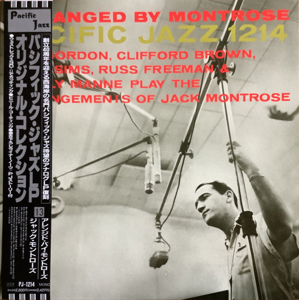 Jack Montrose - Arranged By Montrose (Vinyl, LP, Reissue, Mono) Near Mint (NM or M-) / Very Good Plus (VG+)