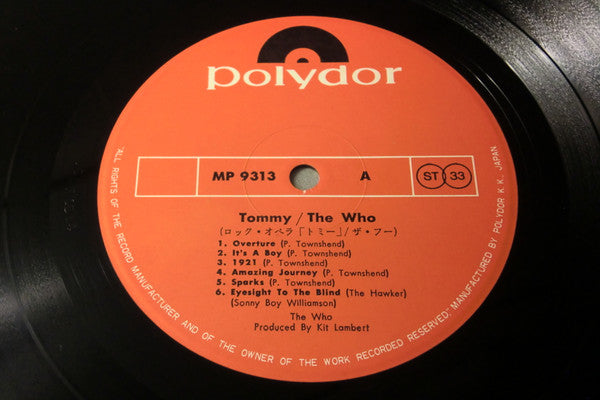 The Who - Tommy (Vinyl, LP, Album, Reissue)