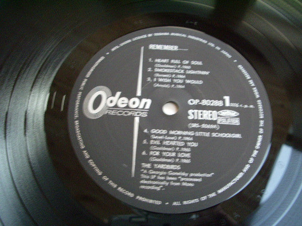 The Yardbirds - Remember... (Vinyl, LP, Compilation, Stereo) Very Good Plus (VG+) / Very Good (VG)