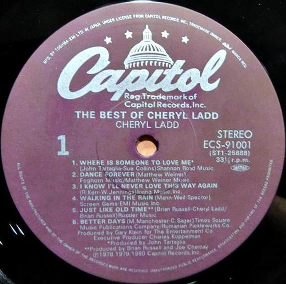 Cheryl Ladd - The Best Of Cheryl Ladd (Vinyl, LP, Compilation, Stereo) Very Good (VG) / Very Good (VG)