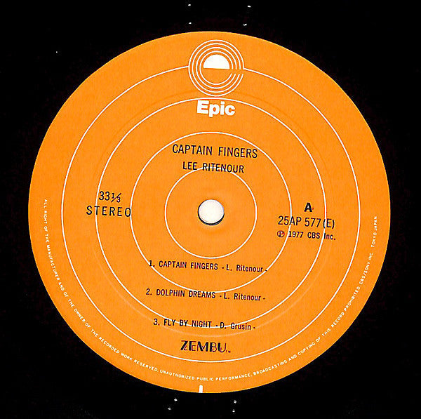 Lee Ritenour - Captain Fingers (Vinyl, LP, Album)