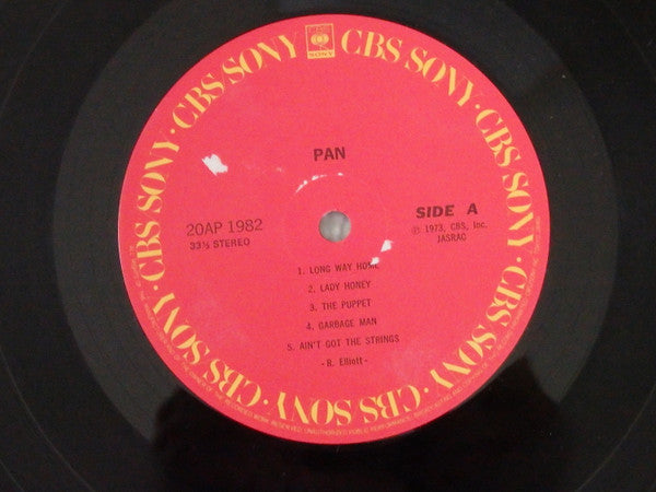 Pan (26) - Pan (Vinyl, LP, Album, Reissue, Stereo) Near Mint (NM or M-) / Very Good Plus (VG+)